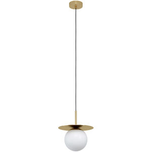 Arenales 1 Light 11 inch Brushed Brass Pendant Ceiling Light
