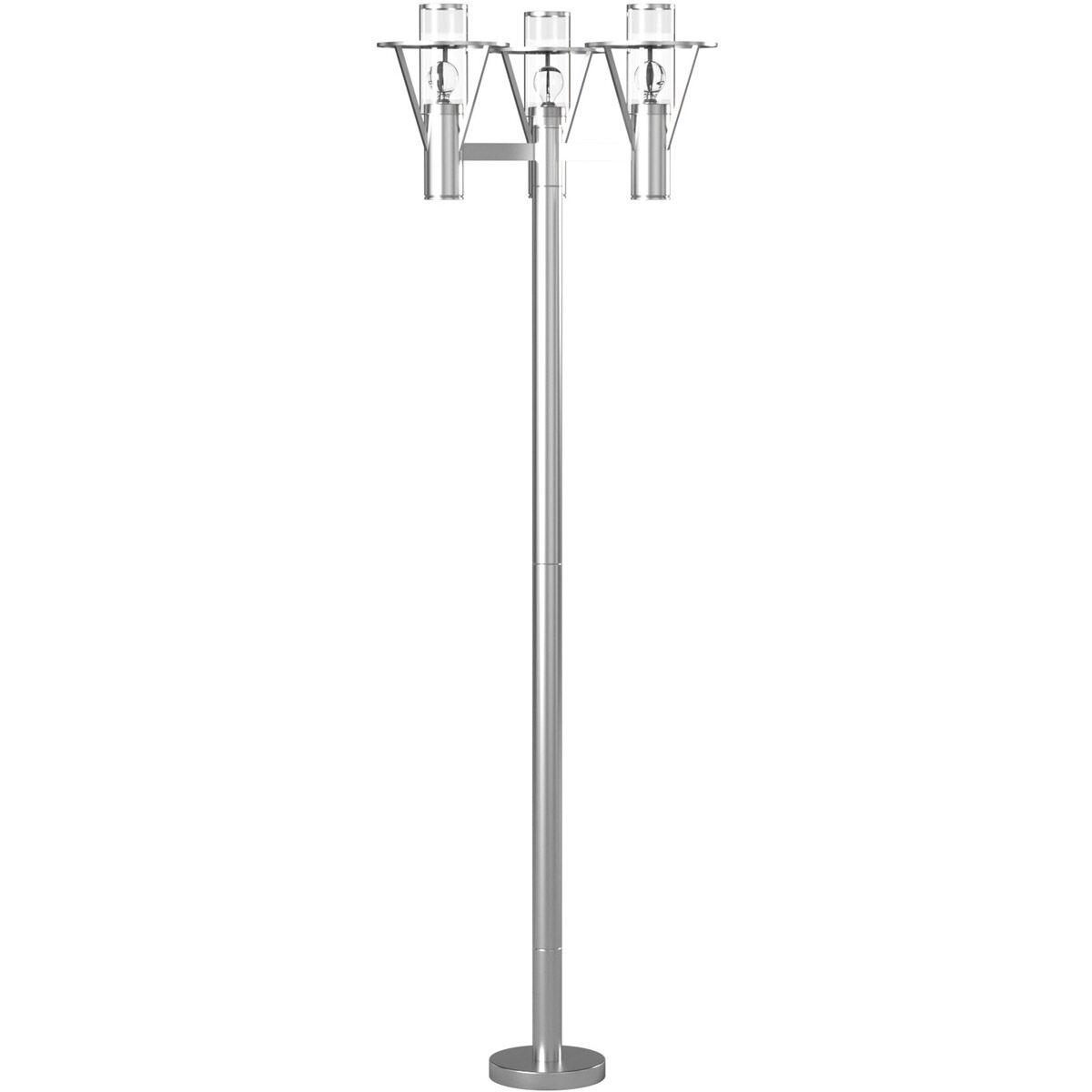 Belfast LED 86.75 inch Stainless Steel Outdoor Post Light