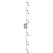 Eridan Chrome and Shiny White 50 watt 6 Light Spot Light