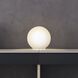 Rondo 8 inch 60.00 watt White Table Lamp Portable Light