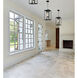 Walker Hill 3 Light 9 inch Matte Black Outdoor Pendant