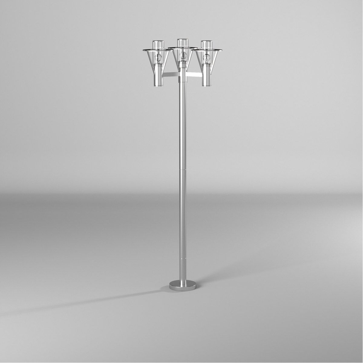 Belfast LED 86.75 inch Stainless Steel Outdoor Post Light