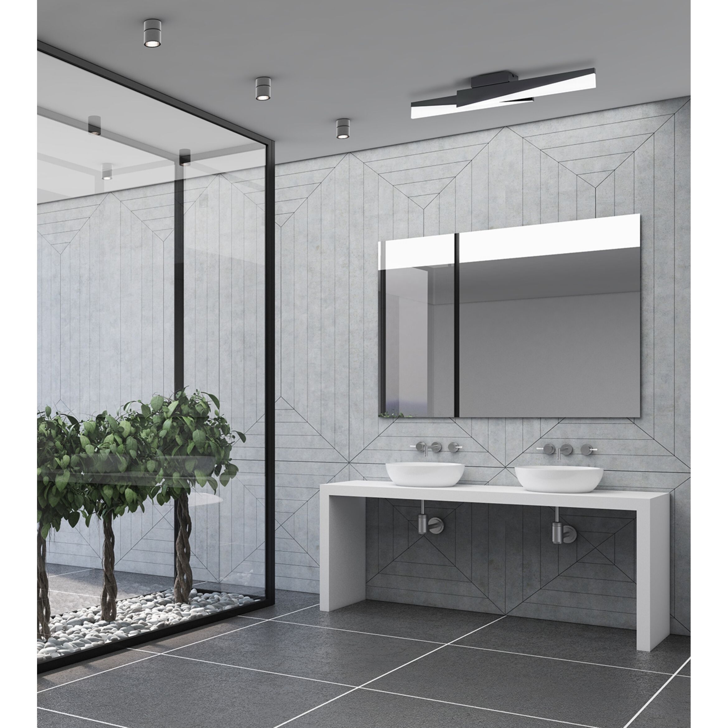 Isidro 1 Light 3.15 inch Structured Black Flush Mount Ceiling Light