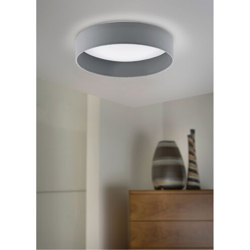 Palomaro LED 13 inch Charcoal Grey Flush Mount Ceiling Light