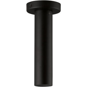 Tortoreto LED 2.36 inch Matte Black Tubular Flush Mount Ceiling Light