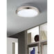 Arezzo 2 LED 13.62 inch Matte Nickel Flush Mount Ceiling Light