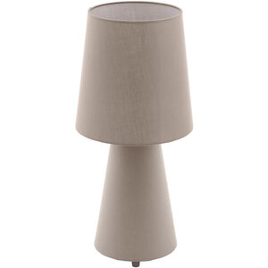 Carpara 19 inch 60.00 watt Taupe Table Lamp Portable Light