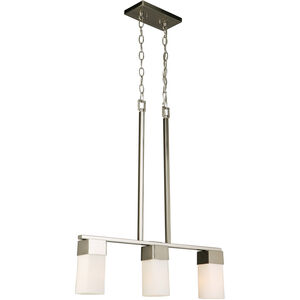 Ciara Springs 3 Light 24 inch Brushed Nickel Linear Pendant Ceiling Light