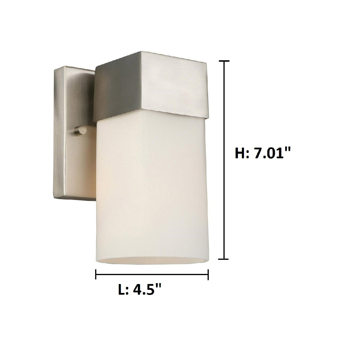 Ciara Springs 1 Light 4.5 inch Brushed Nickel Wall Sconce Wall Light