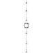 Eridan Chrome and Shiny White 50 watt 6 Light Spot Light