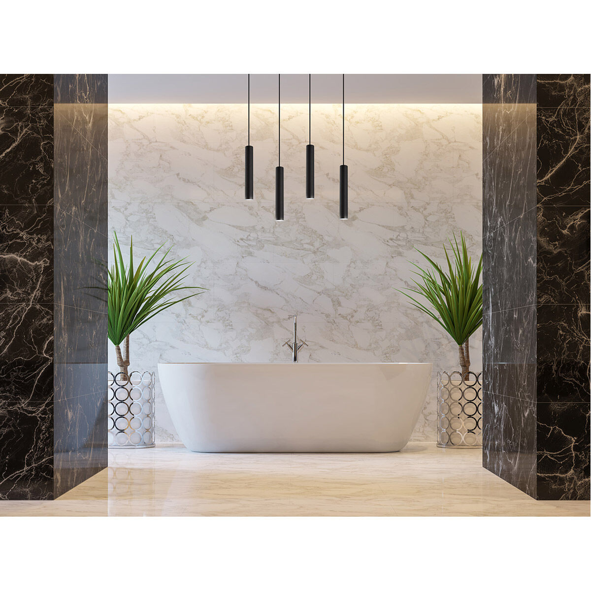 Tortoreto LED 2.36 inch Matte Black Mini Pendant Ceiling Light