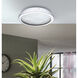 Arezzo 2 LED 13.63 inch Chrome Flush Mount Ceiling Light