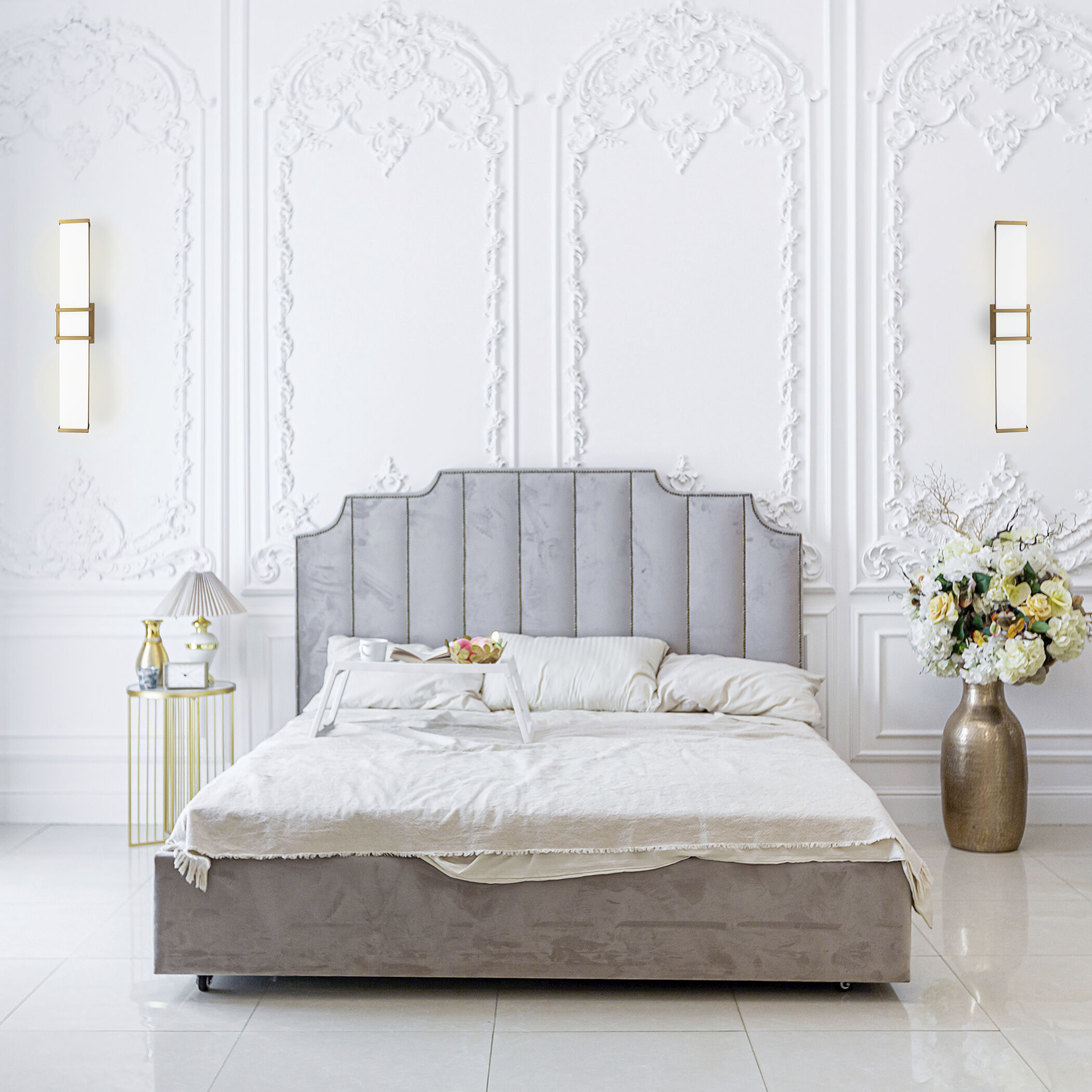 Tomero LED 23.74 inch Brushed Gold Bath Vanity Wall Light