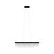 Antelao LED 45.25 inch Black Linear Chandelier Ceiling Light