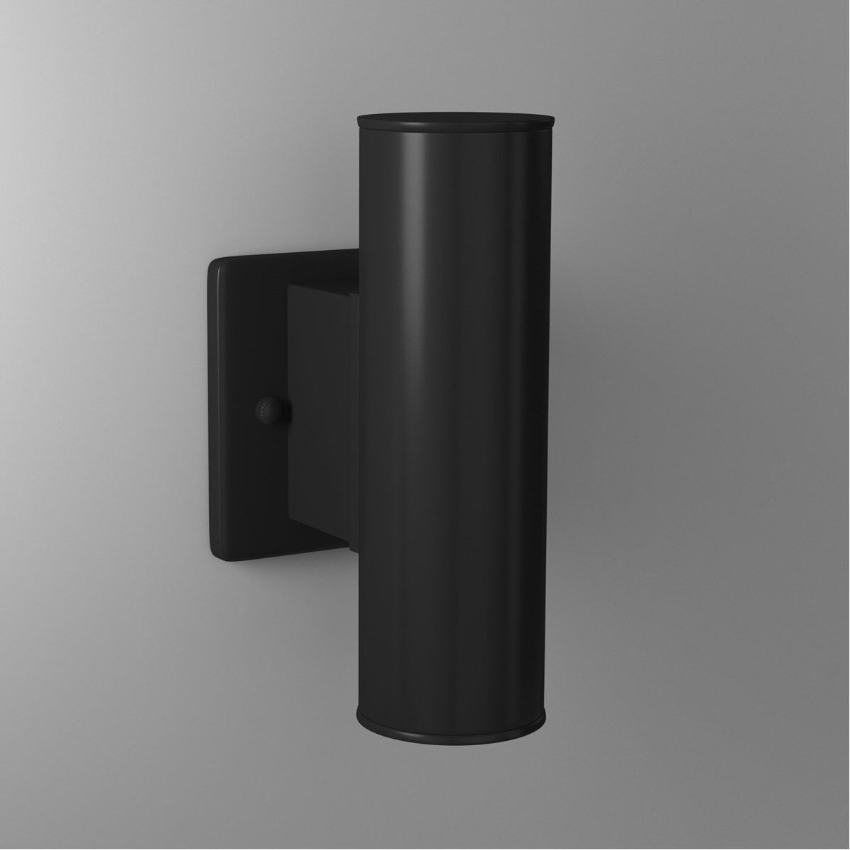 Riga 2 Light 8 inch Matte Black Outdoor Wall Light