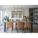 Venezuela 3 Light 9.33 inch Gold and Black Pendant Ceiling Light