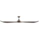 Westerly 84 inch Brushed Nickel with Acacia Blades Ceiling Fan