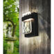 Madrona LED 7 inch Black Outdoor Wall Sconce