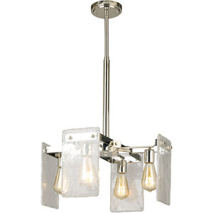 Wolter 4 Light 19 inch Polished Nickel Chandelier Ceiling Light