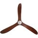 Westerly 84 inch Brushed Nickel with Acacia Blades Ceiling Fan