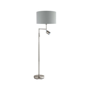 Santander 60 inch 60.00 watt Matte Nickel Floor Lamp Portable Light
