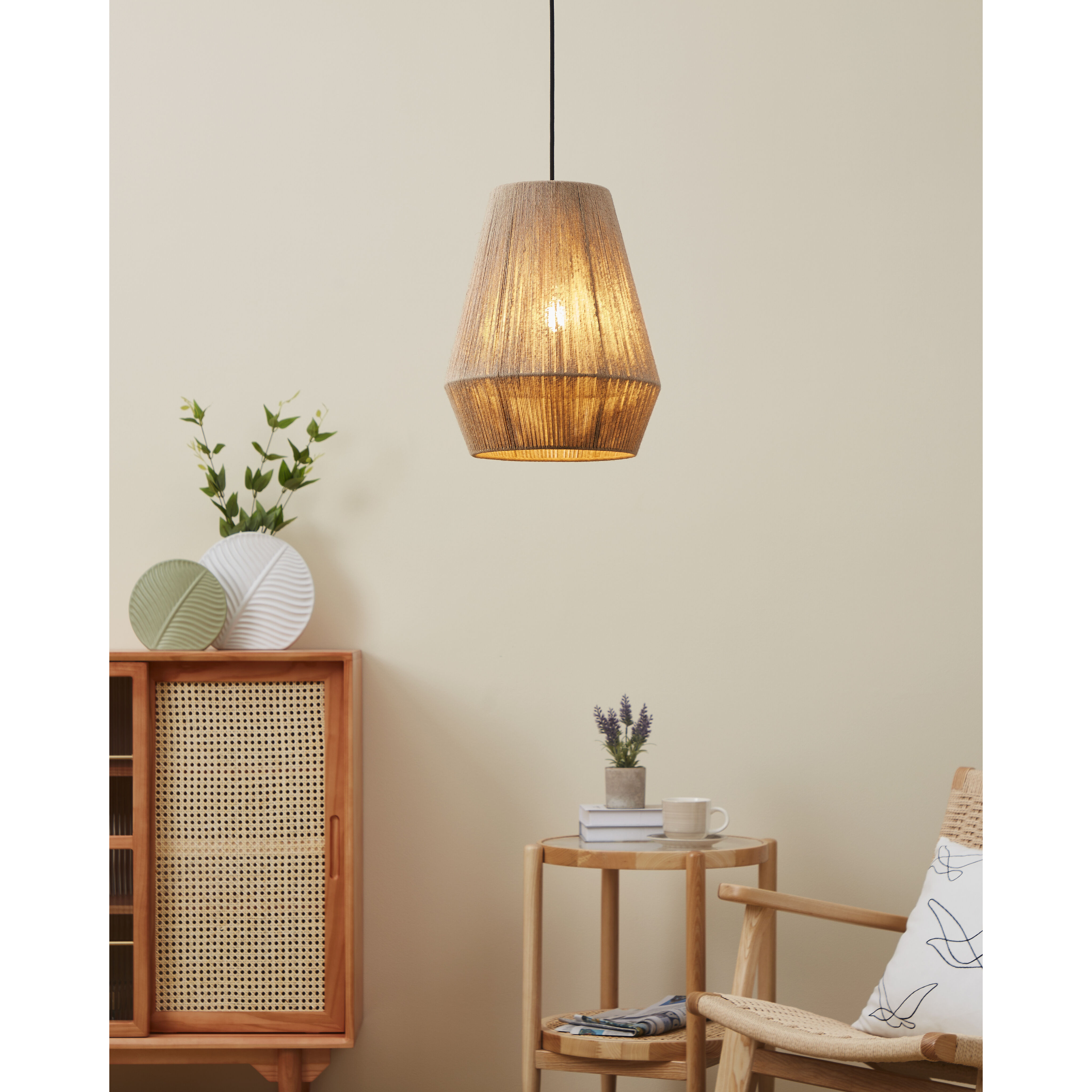 Alderney 1 Light 11.81 inch Black Pendant Ceiling Light