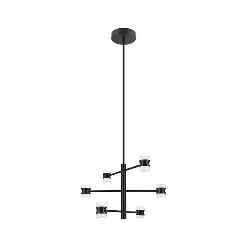 Romendo 1 LED 24 inch Matte Black Pendant Ceiling Light
