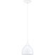 Coretto 1 Light 6.69 inch Glossy White Pendant Ceiling Light