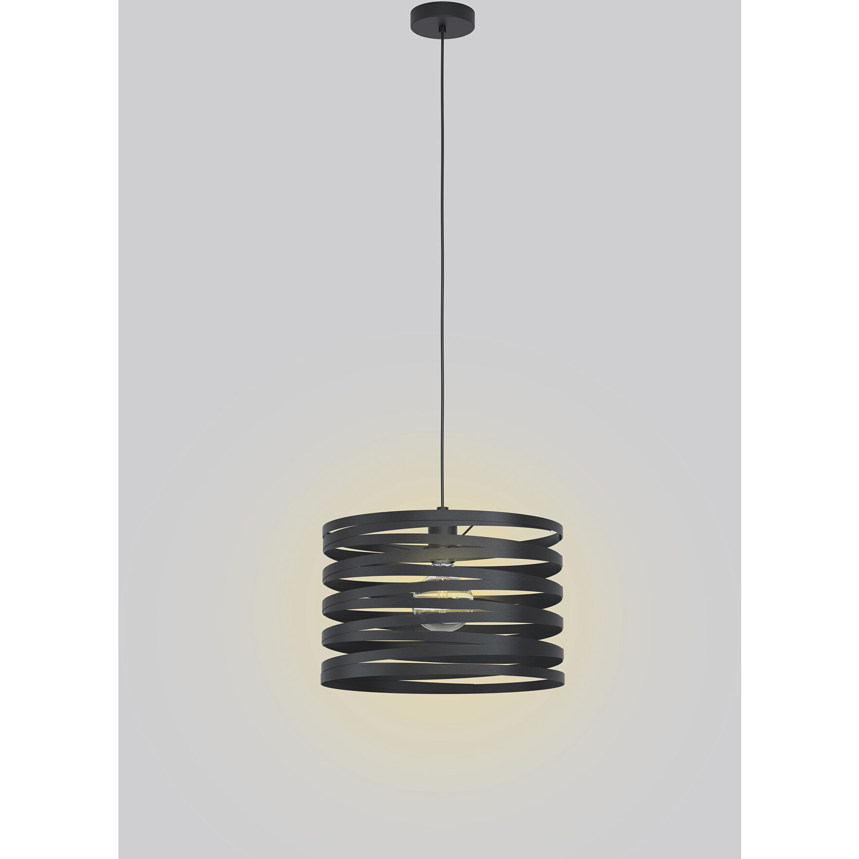 Cremella 1 Light 14.6 inch Black Pendant Ceiling Light