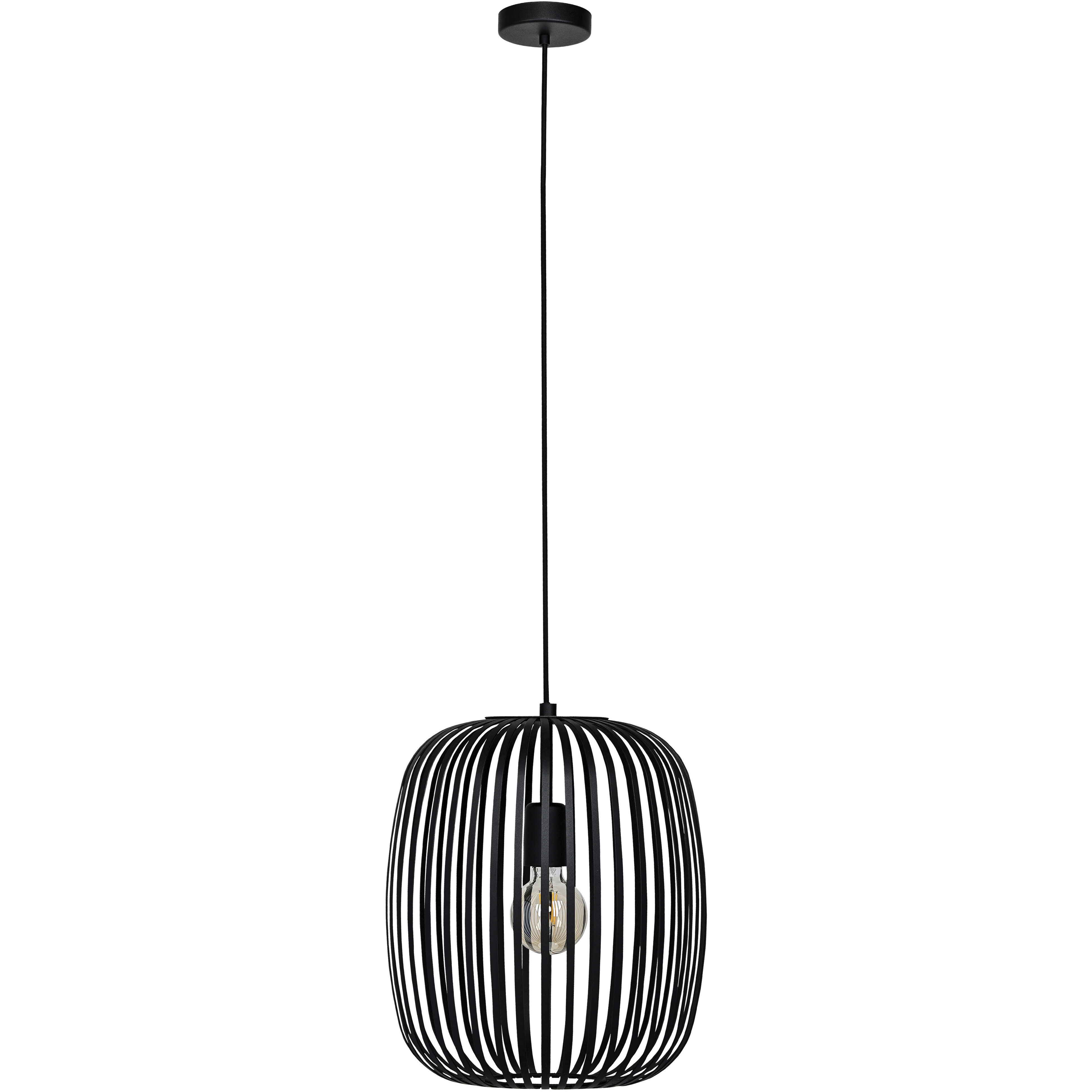 Romazzina 1 Light 12.76 inch Black Pendant Ceiling Light
