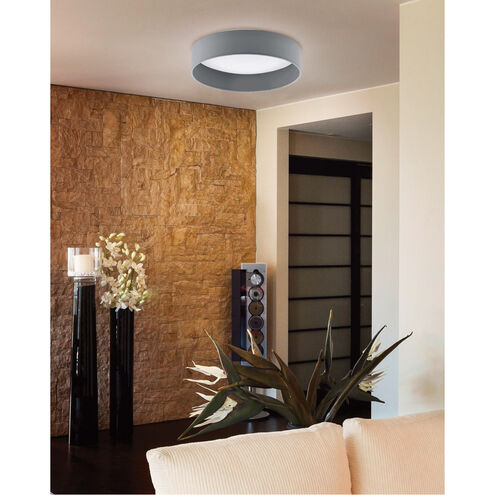 Palomaro LED 13 inch Charcoal Grey Flush Mount Ceiling Light