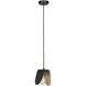 Serenara 1 Light 5.98 inch Black and Gold Mini Pendant Ceiling Light