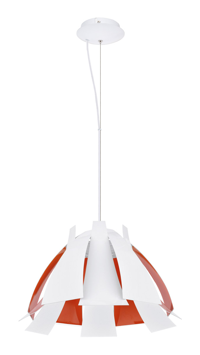 Tressi 1 Light 21.62 inch Glossy White Pendant Ceiling Light