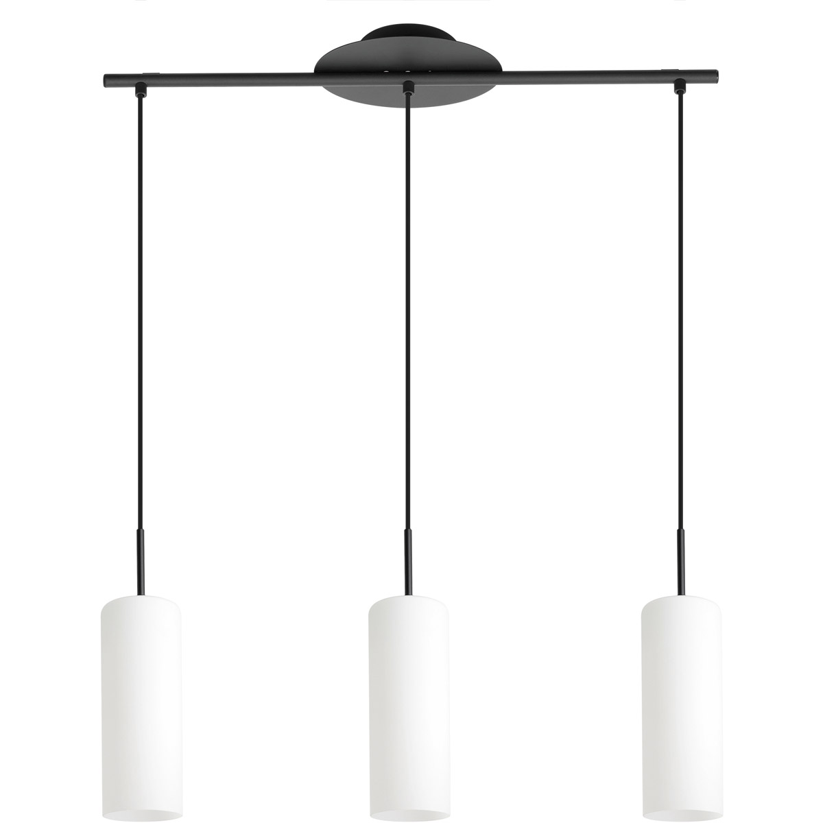 Troy 3 2.35 inch Structured Black Pendant Ceiling Light