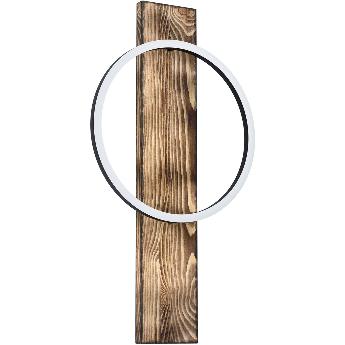 Boyal LED 5 inch Brushed Pine Wood Wall Sconce Wall Light