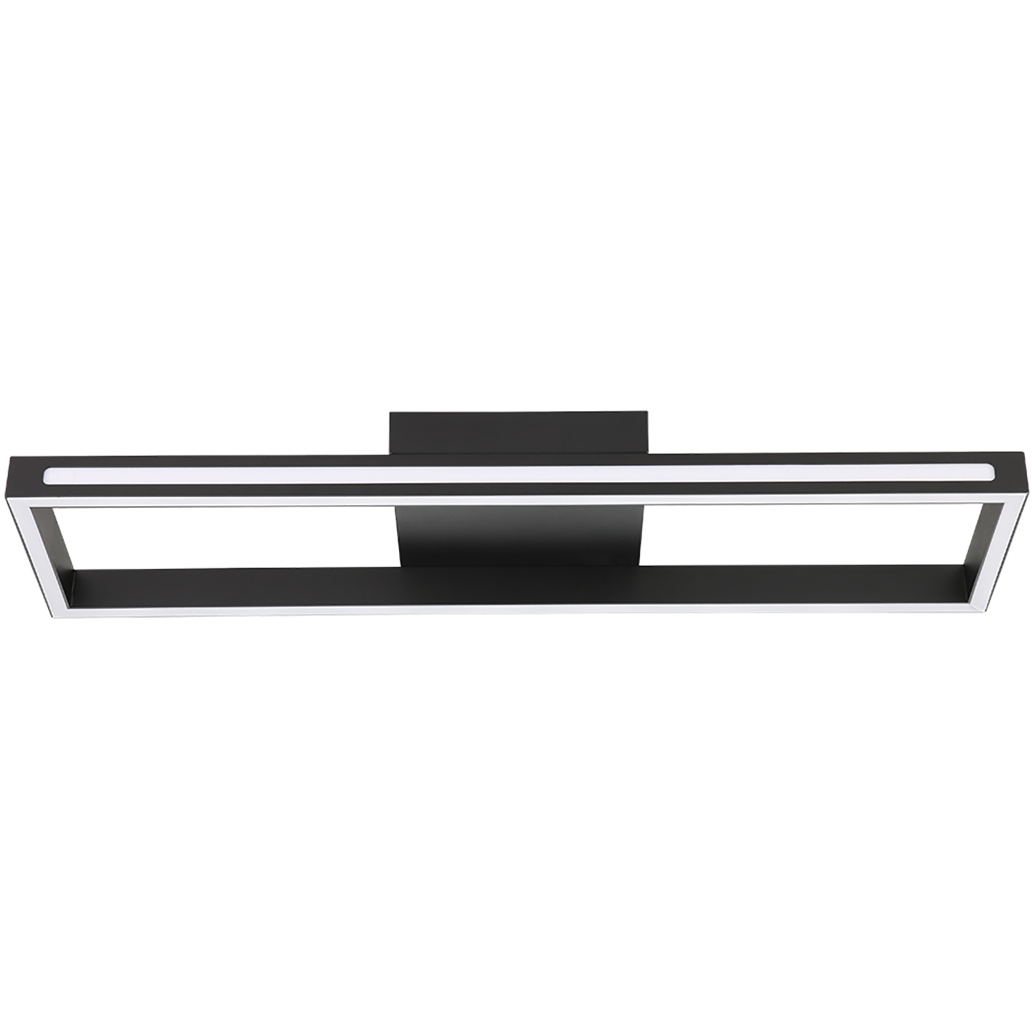 Salvilanas LED 8 inch Black Flush Mount Ceiling Light