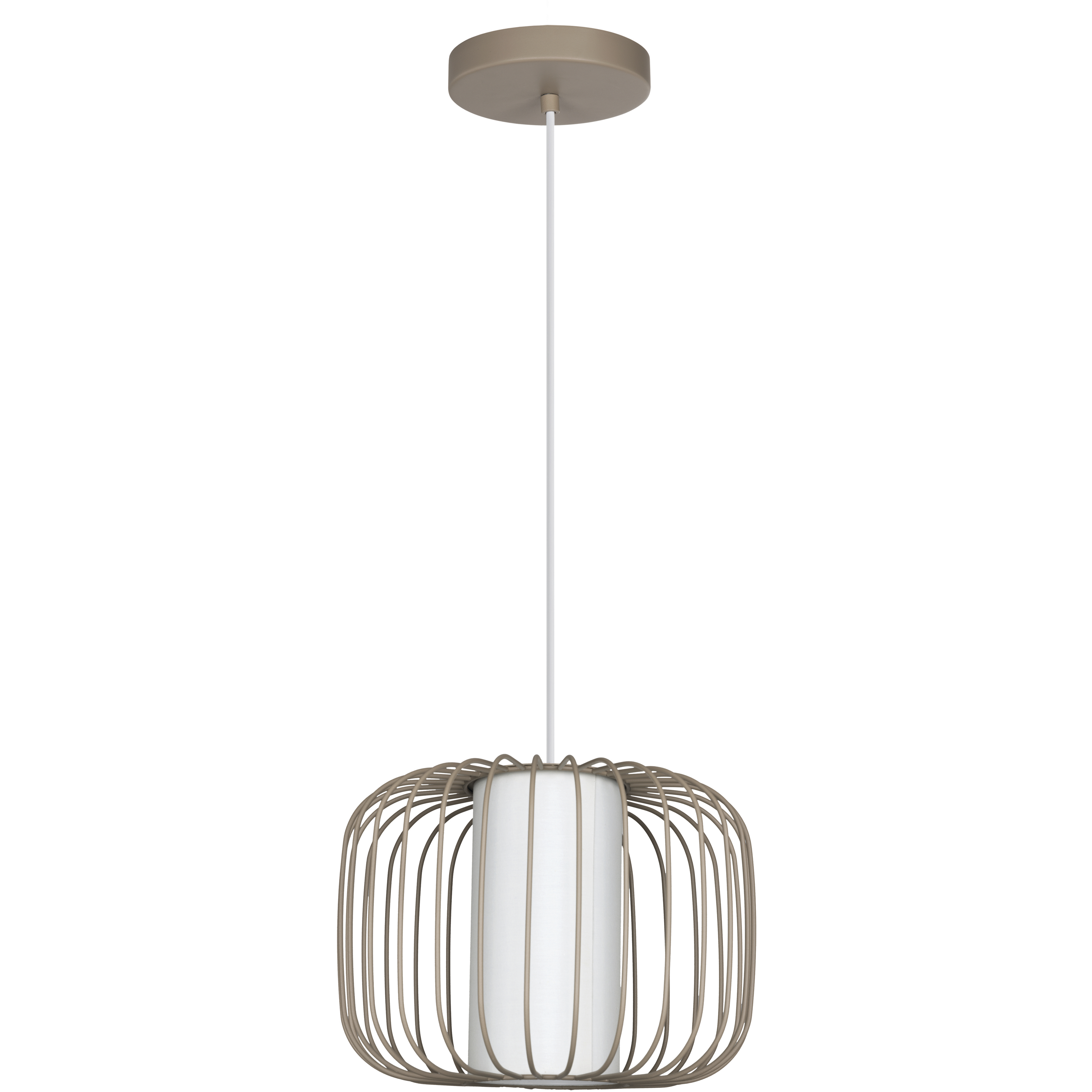 Terrarosa 1 Light 11.14 inch Light Sand Pendant Ceiling Light