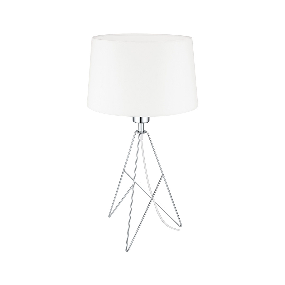 Camporale 22 inch Chrome Table Lamp Portable Light