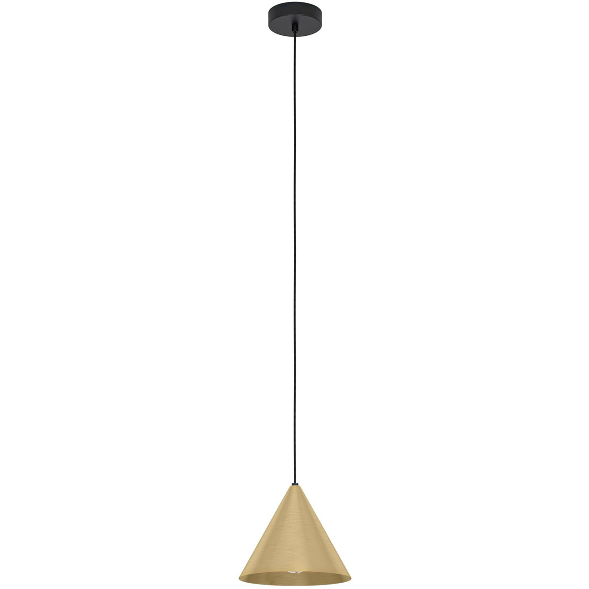 Narices 1 Light 8.66 inch Structured Black Pendant Ceiling Light