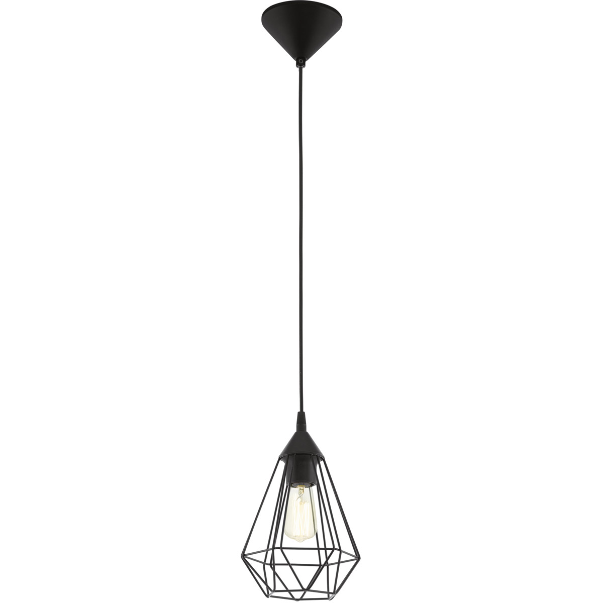 Lindell 1 Light 6.85 inch Matte Black Pendant Ceiling Light