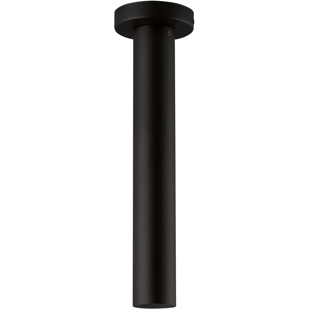 Tortoreto LED 2.36 inch Matte Black Tubular Flush Mount Ceiling Light