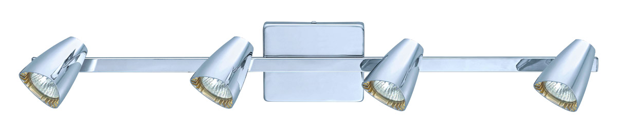 Corbera 4 Light 120 Chrome Track Light Ceiling Light