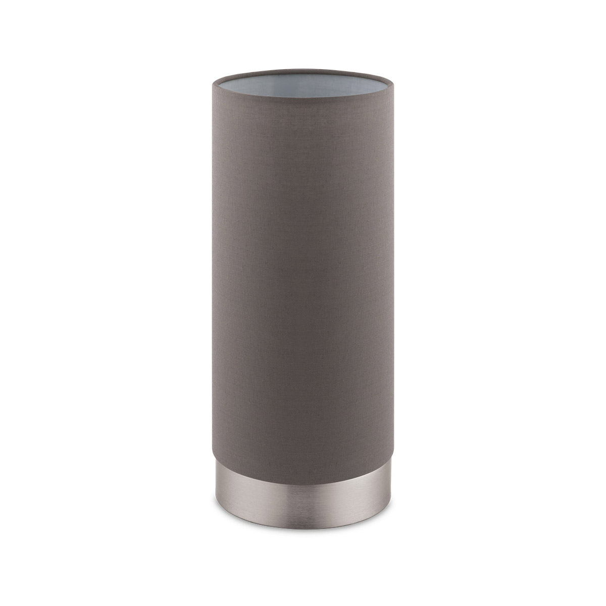 Pasteri 10.13 inch 60 watt Matte Nickel Table Lamp Portable Light