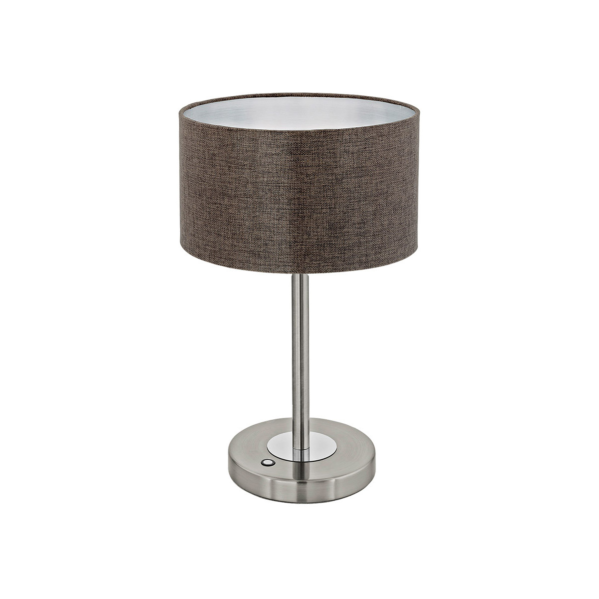 Romao Ii 17.5 inch 12 watt Satin Nickel and Chrome Table Lamp Portable Light