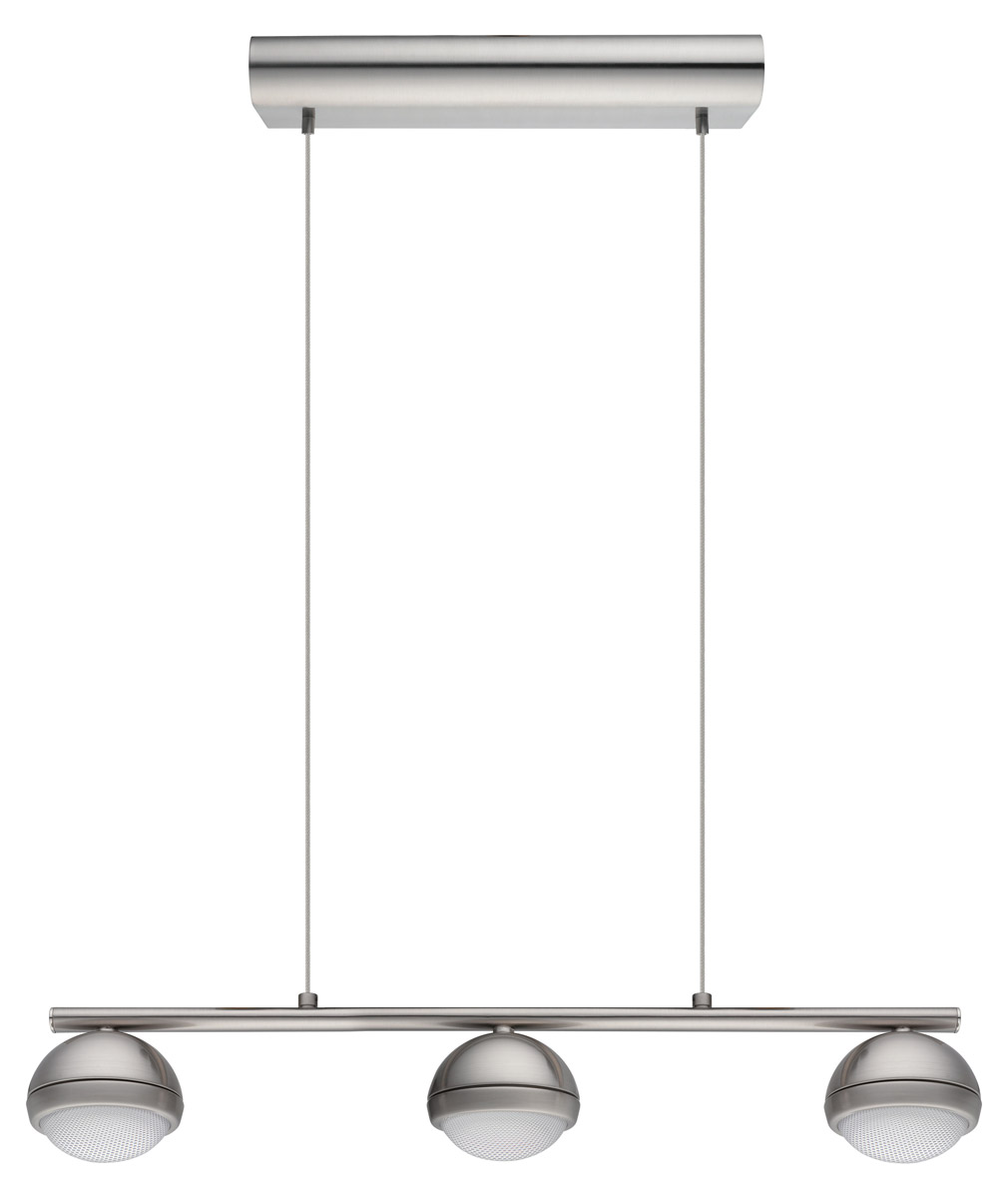 Lombes LED 5.25 inch Matte Nickel Multi Light Pendant Ceiling Light
