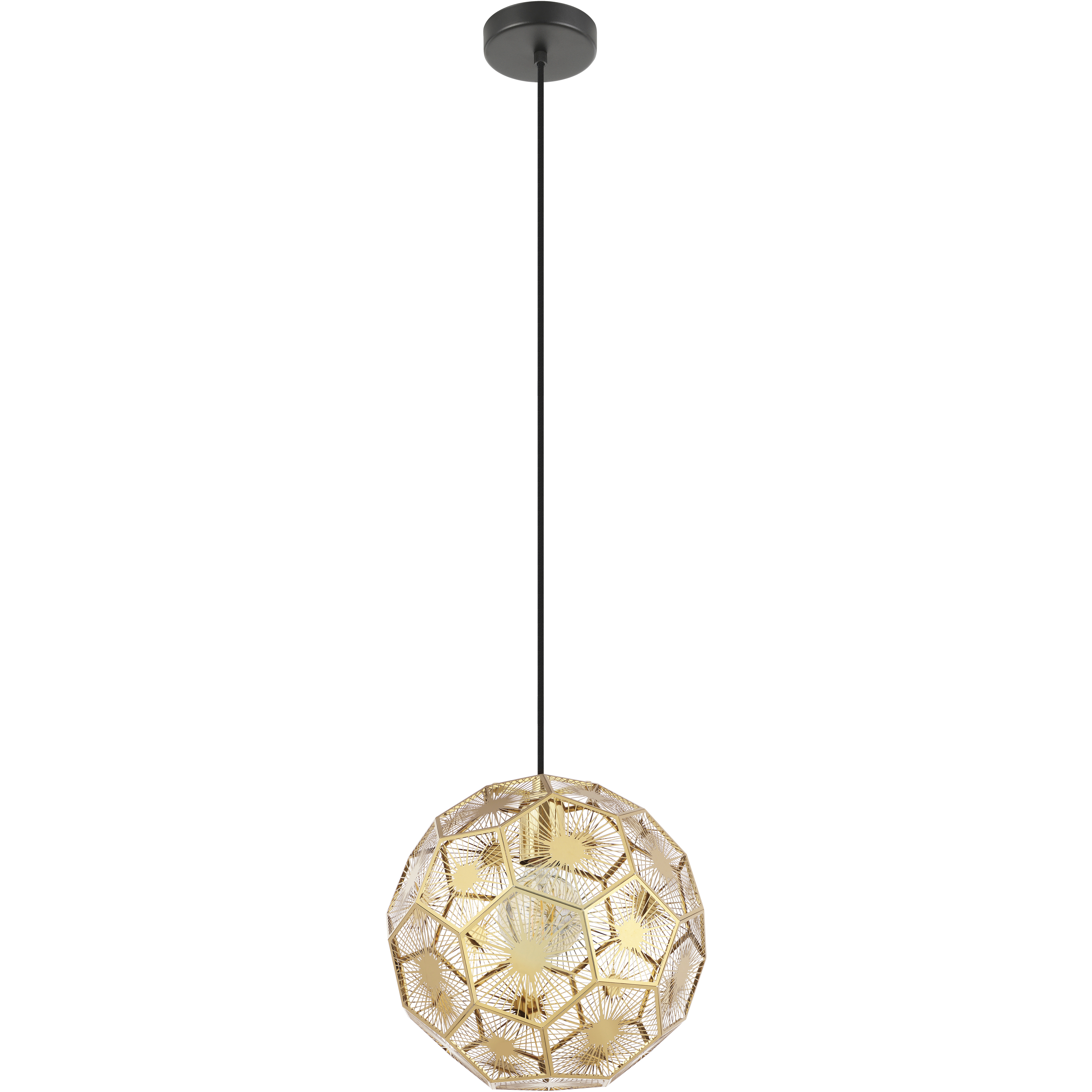 独特な店 Eglo 39754A Skoura 1 Light 11.81 inch Black and Brass フロアスタンド