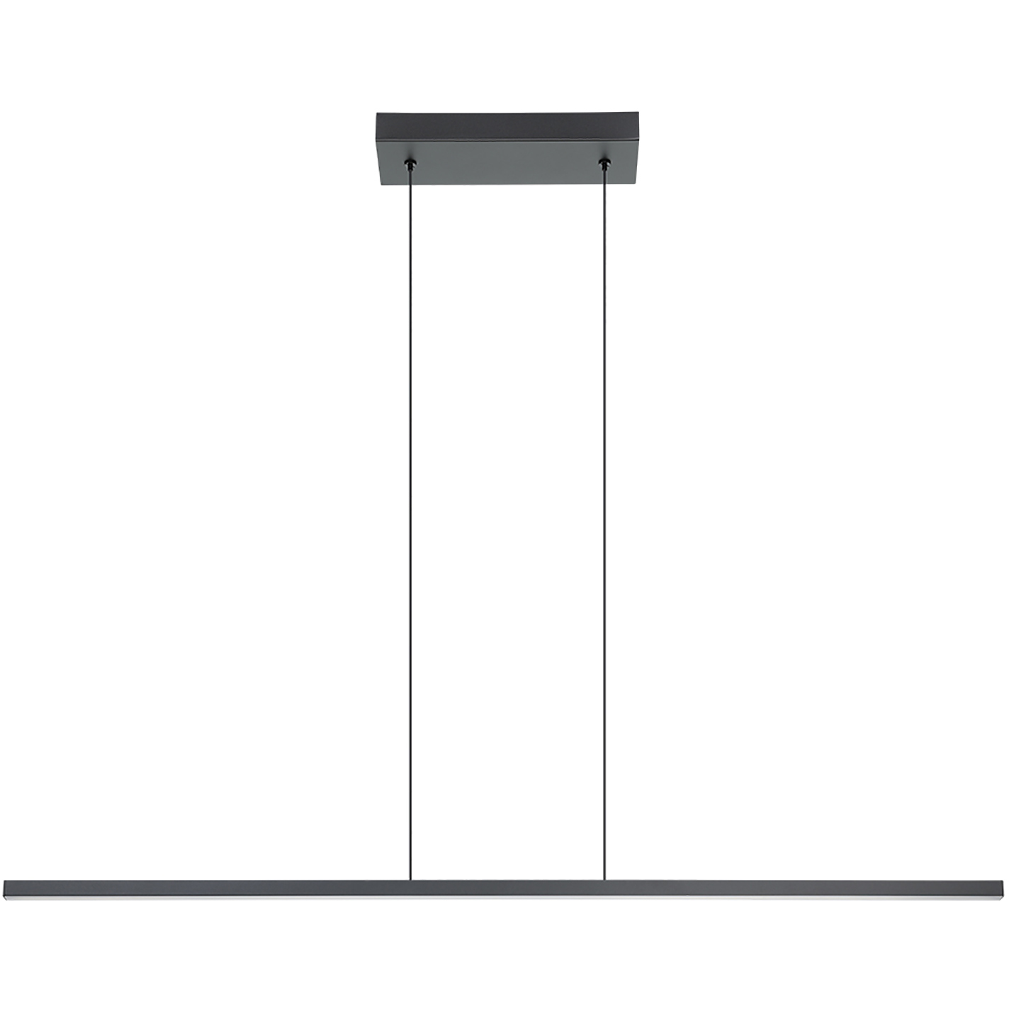 Amrisa LED 1 inch Black Linear Pendant Ceiling Light