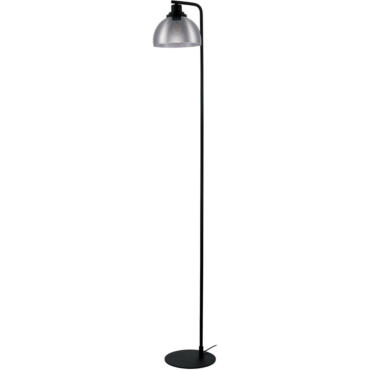Beleser 59 inch 60.00 watt Black Floor Lamp Portable Light