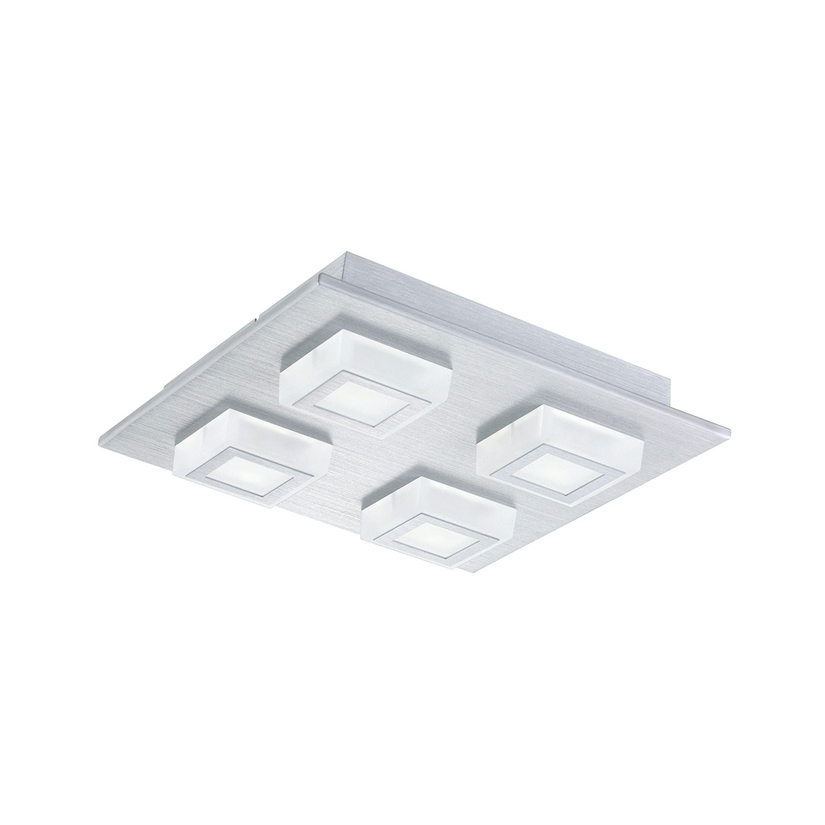 Masiano LED 10.63 inch Brushed Aluminum Flush Mount Ceiling Light